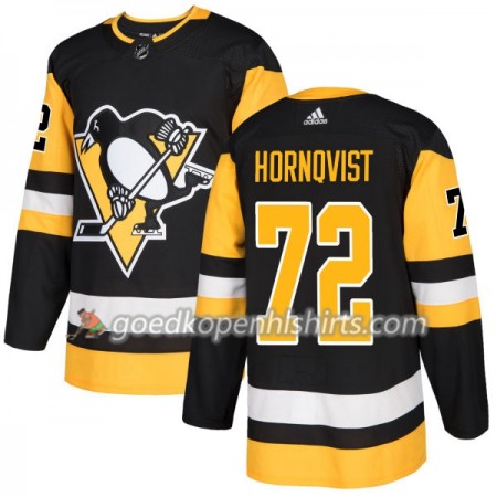 Pittsburgh Penguins Patric Hornqvist 72 Adidas 2017-2018 Zwart Authentic Shirt - Mannen